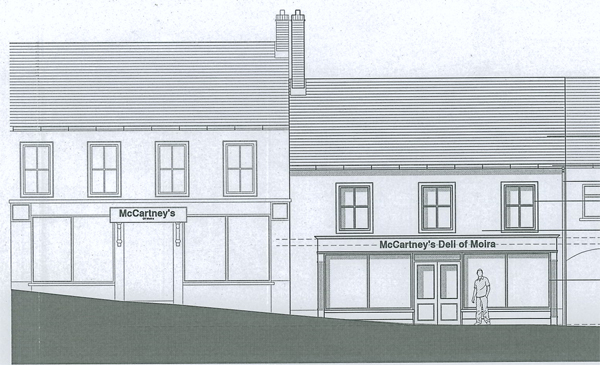 Proposed New McCartney's Shop Front Proposed New McCartney's Shop Front